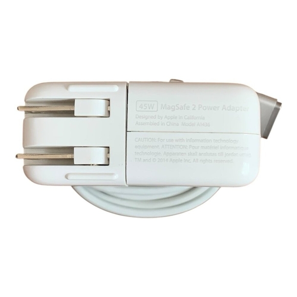 Original Apple 45W MagSafe2 Laptop Power Adapter Replacement Very Good Condition - Picture 4 of 4